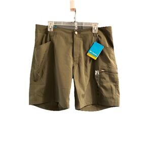 Columbia Omni Shield Shorts Silver Ridge Stretch Shorts Mens 36 x 8 Green NEW